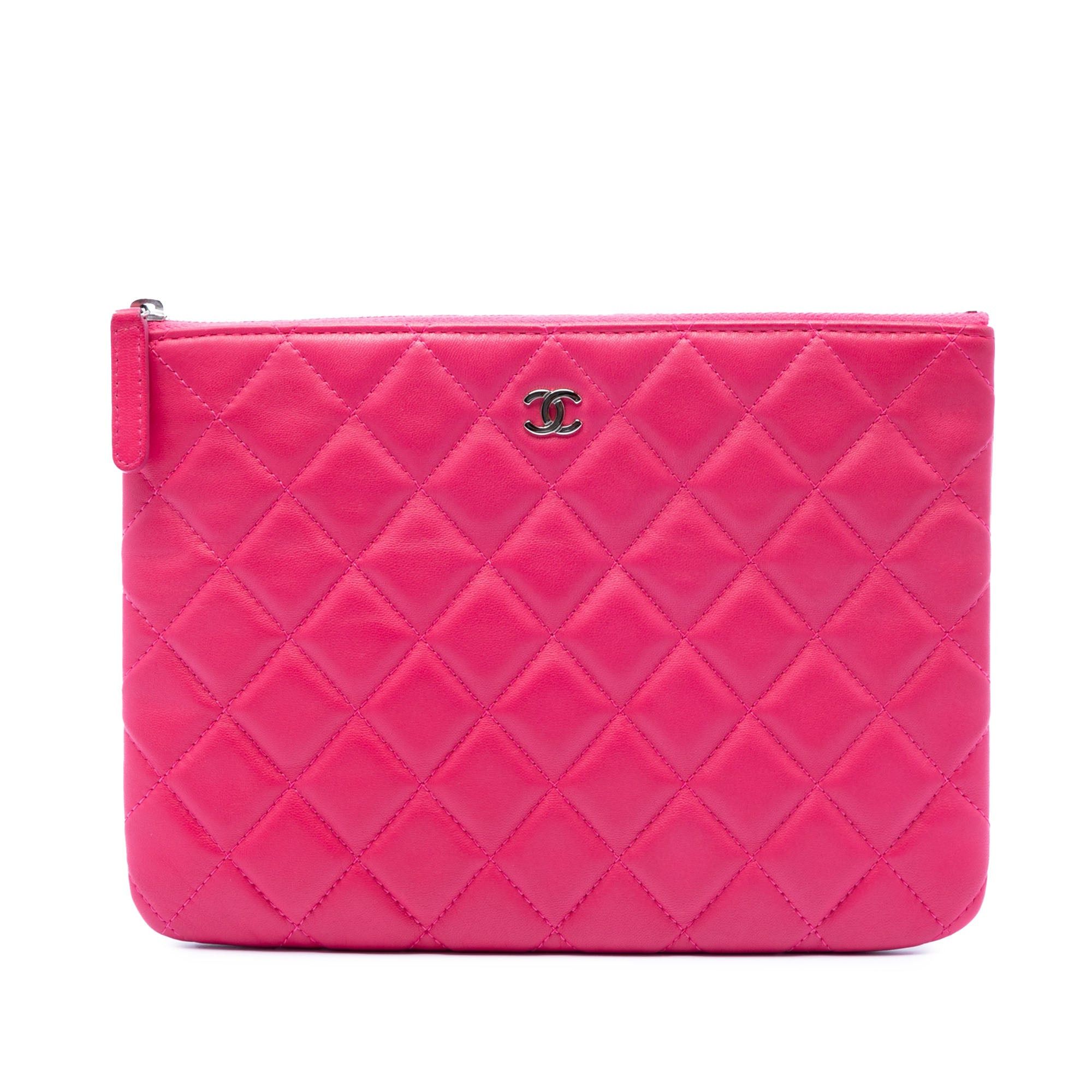 Chanel Small Quilted Lambskin O Case Clutch Size ONE SIZE - 1 Thumbnail