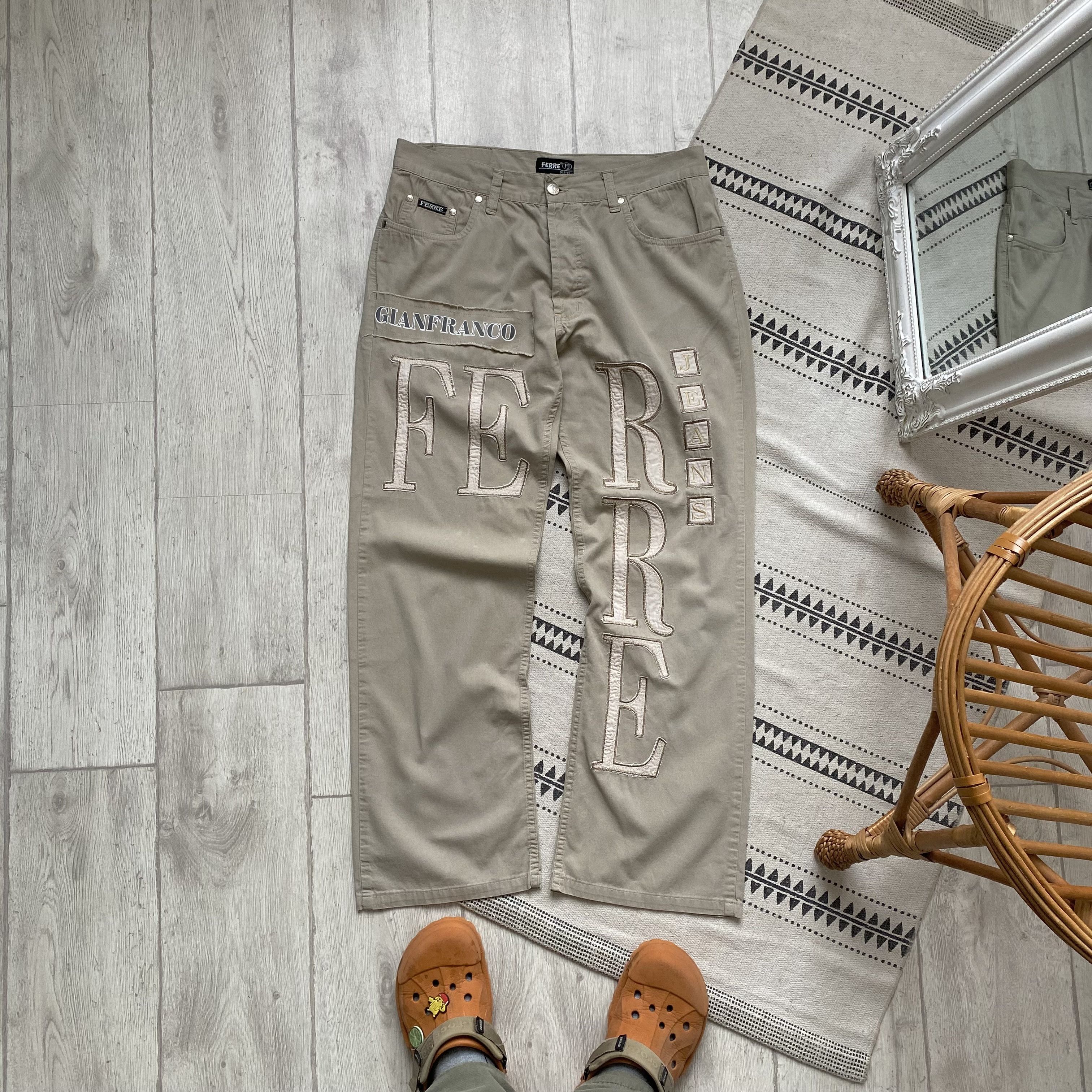 Gianfranco Ferre Vintage Y2K Gianfranco Ferre Pants Trousers avant-garde Size US 32 / EU 48 - 1 Thumbnail