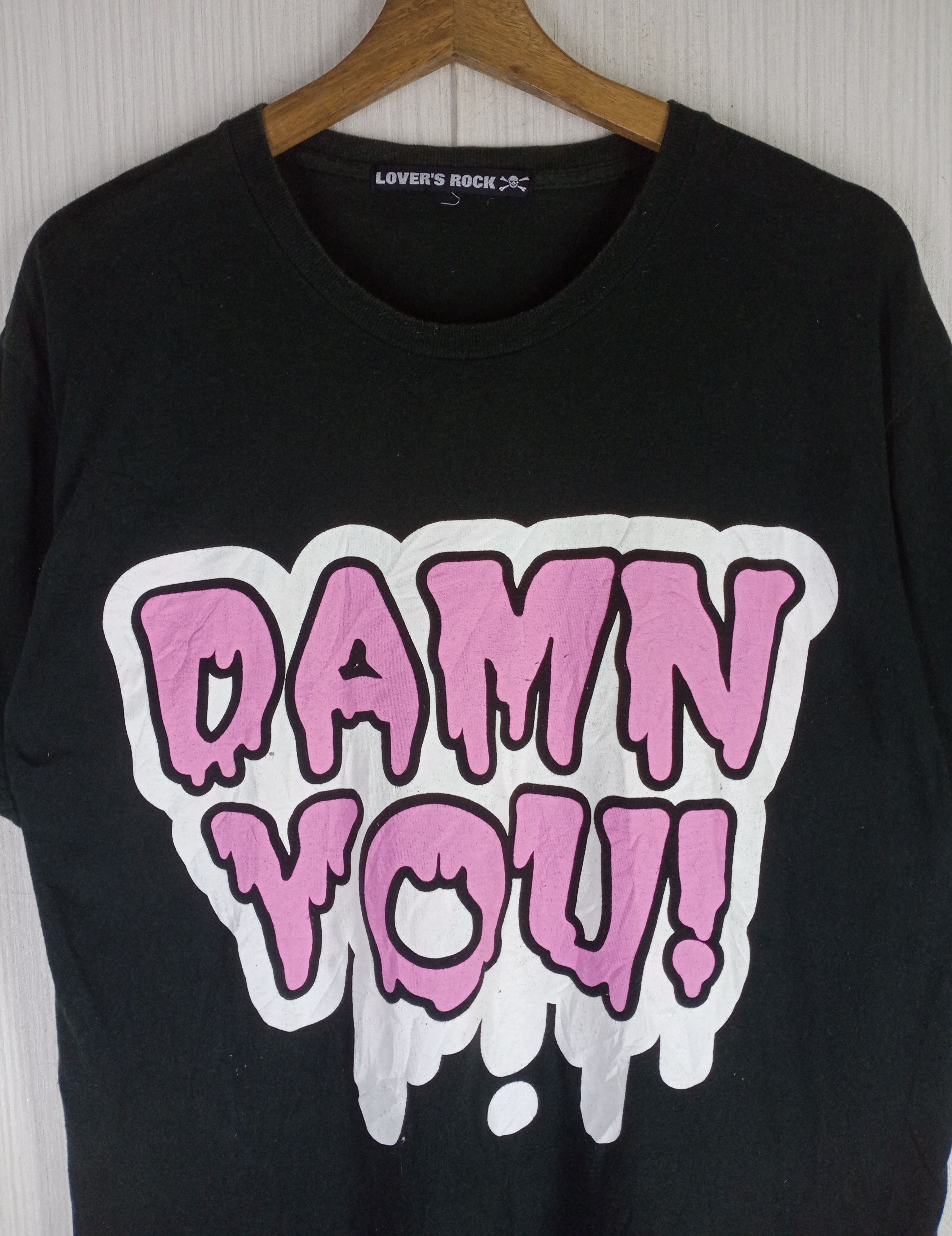 Japanese Brand Rare Lovers Rock Damn You! Tshirt Size US L / EU 52-54 / 3 - 2 Thumbnail