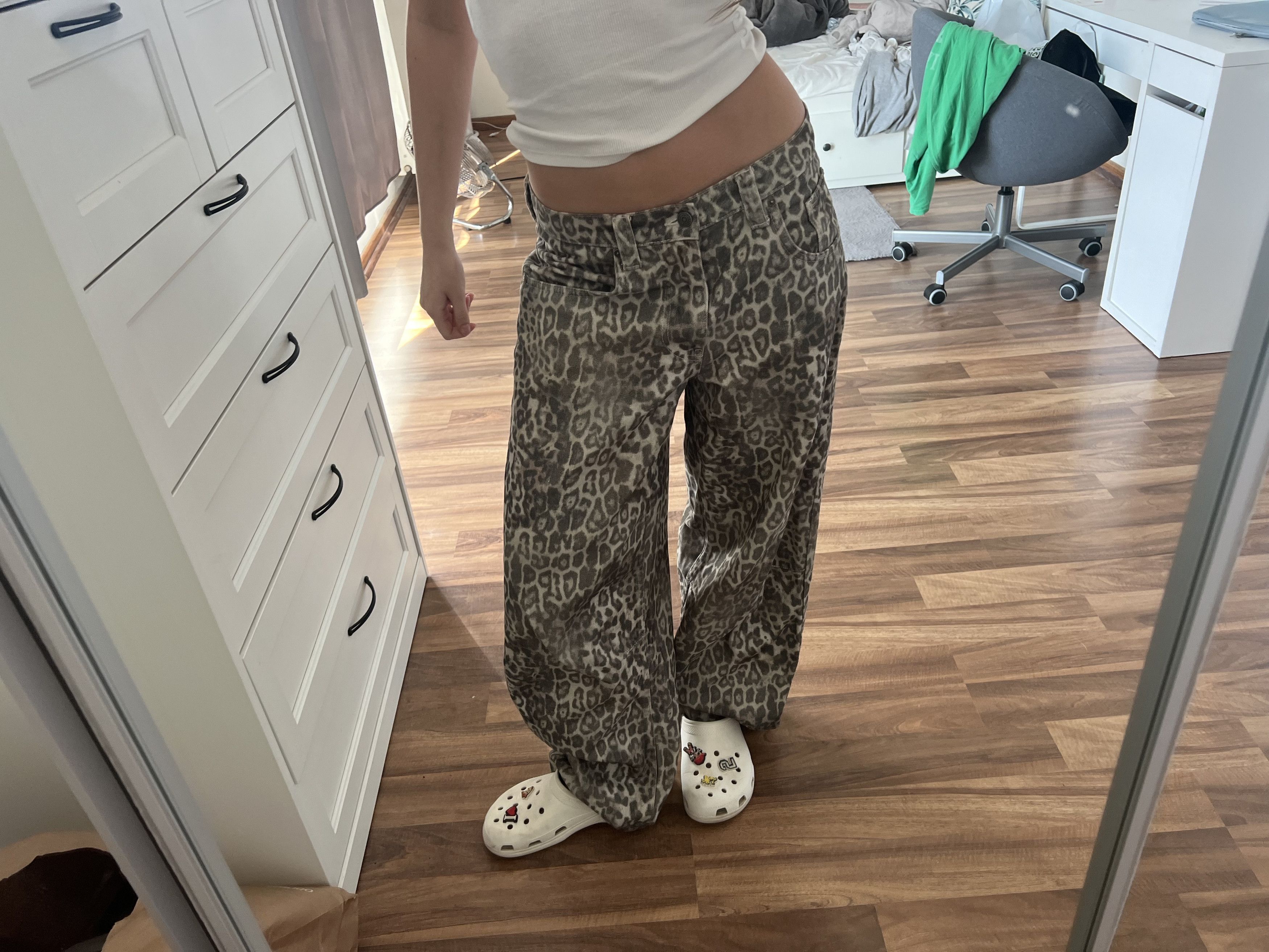 Jaded London Leopard Fade Colossus Jeans | Grailed