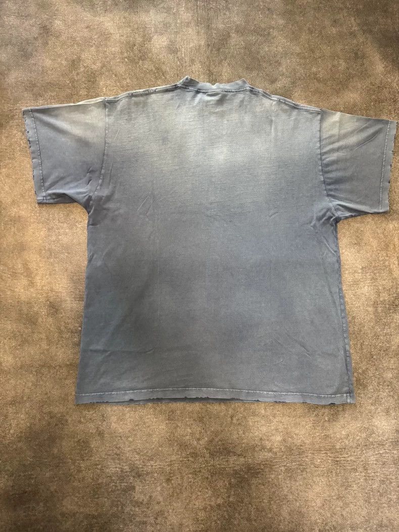 Balenciaga Balenciaga Blue old tower logo short sleeves Size US L / EU 52-54 / 3 - 2 Thumbnail