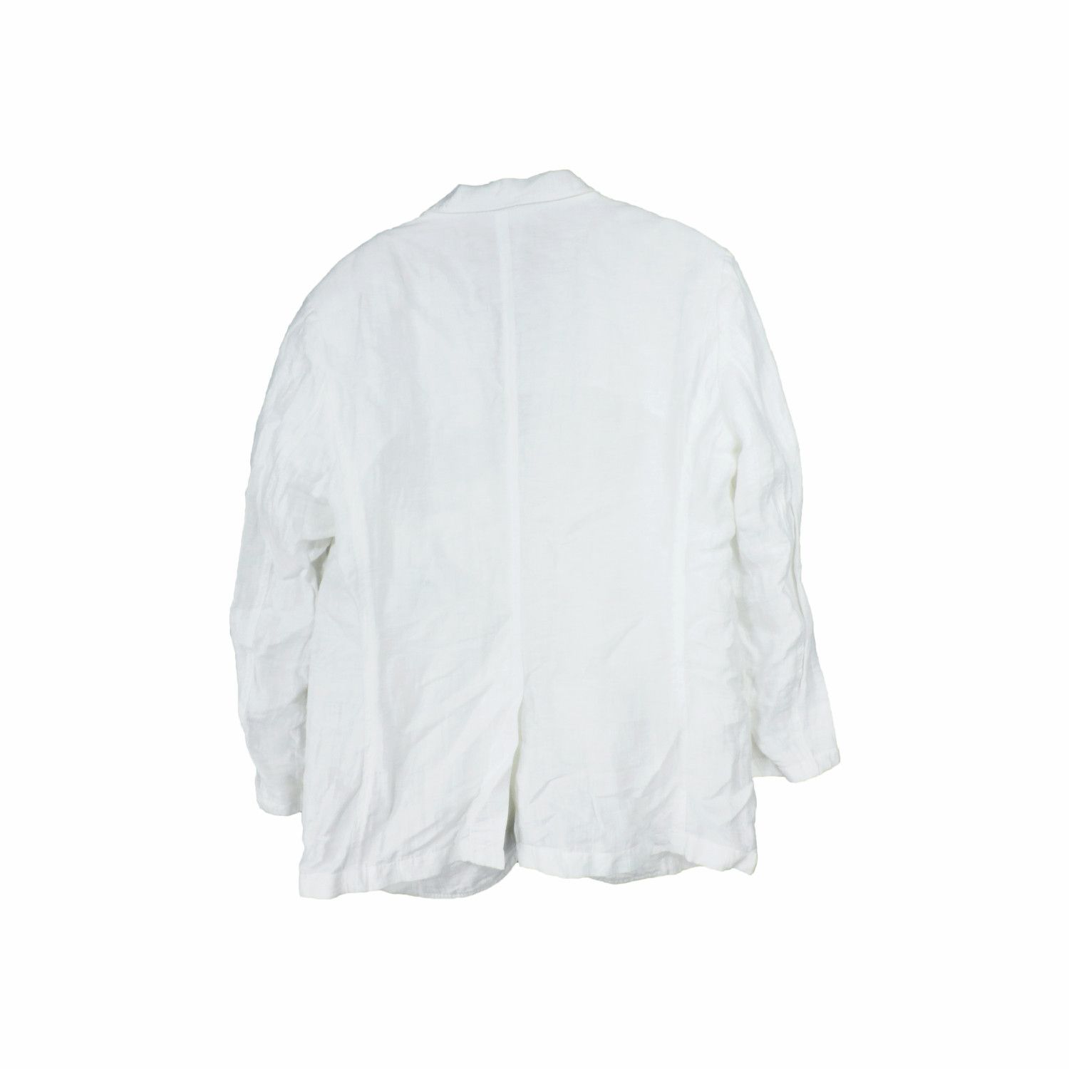 Japanese Brand A.POLE STORY WHITE BLAZER Size 40R - 2 Thumbnail