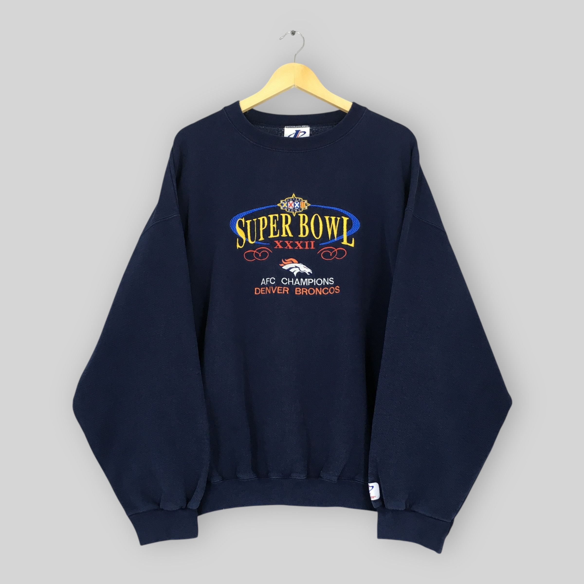 NFL × Vintage Vintage Denver Broncos NFL Sweatshirt XLarge Super Bowl Size US XL / EU 56 / 4 - 1 Thumbnail
