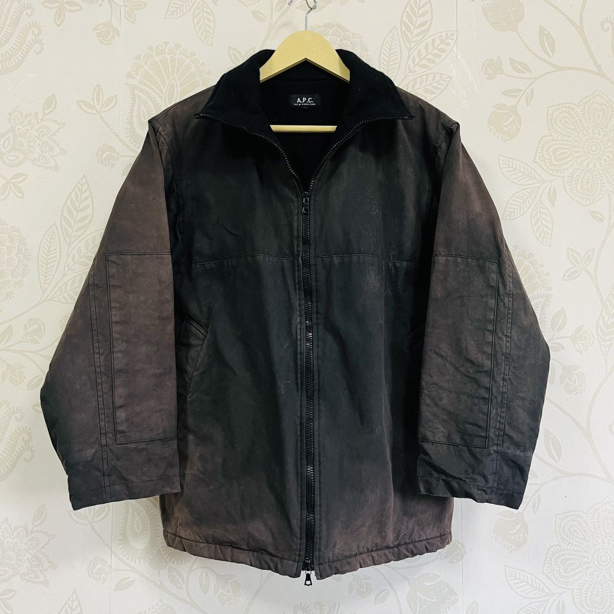 A.P.C. × Vintage Vintage 90s A.P.C Jean Touitou Double Elbow Jacket France Size US S / EU 44-46 / 1 - 3 Thumbnail
