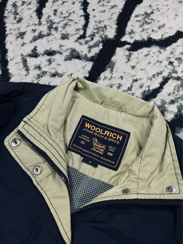 Other Woolrich Lightweight Jacket Navy Blue Logo S Size S / US 4 / IT 40 - 4 Thumbnail
