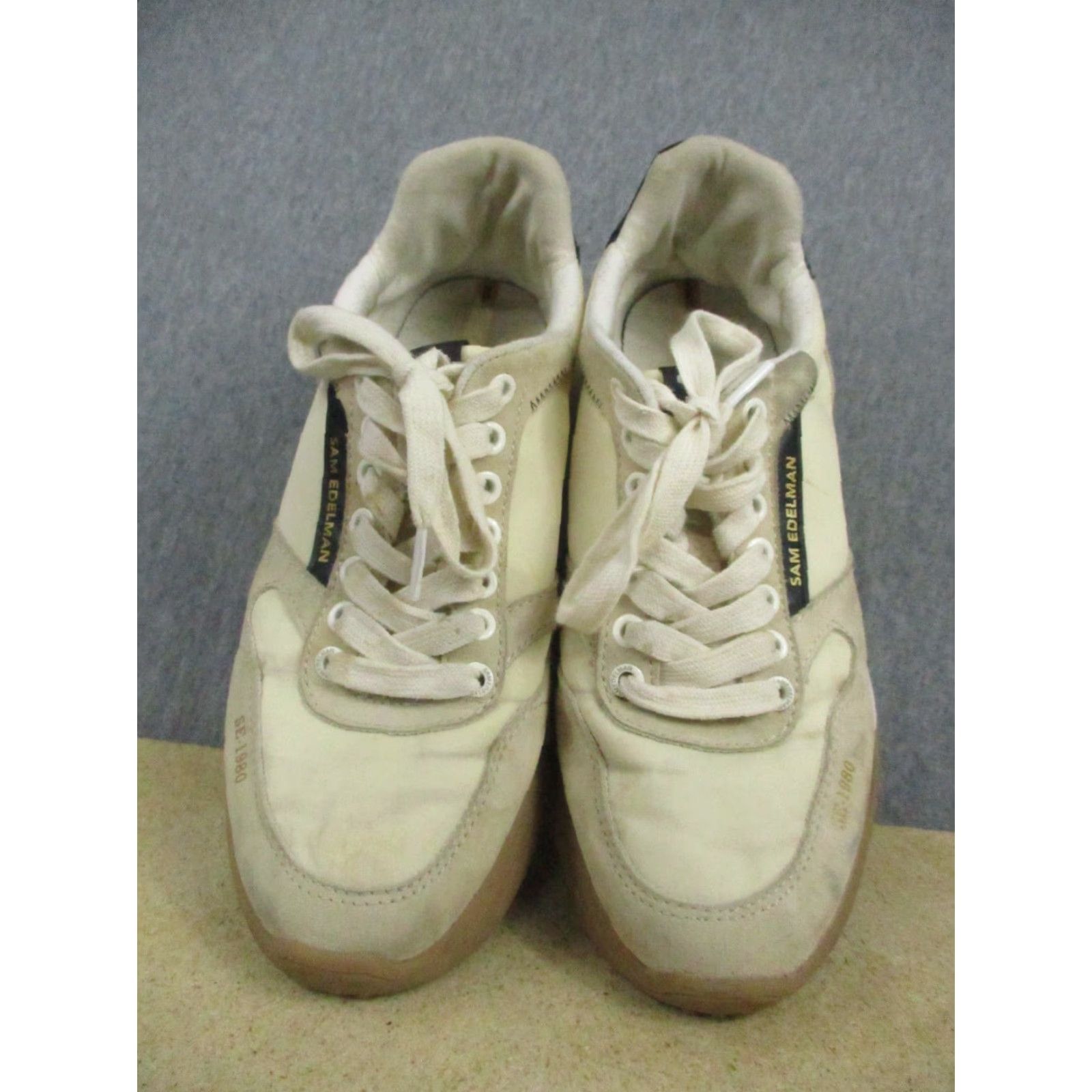 Sam Edelman Sam Edelman Layla Sneakers 9 M Casual Ivory Women's Shoes Suede Colorblock Athletic Sneaker M Womens Shoes Size US 9 / IT 39 - 7 Thumbnail