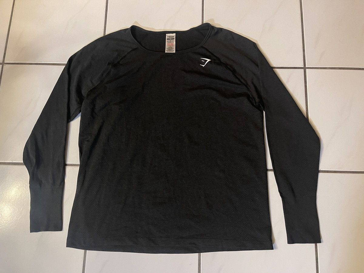Gymshark Gymshark Mens Black Long Sleeve T Shirt Fit Activewear XXL Size US XXL / EU 58 / 5 - 1 Thumbnail