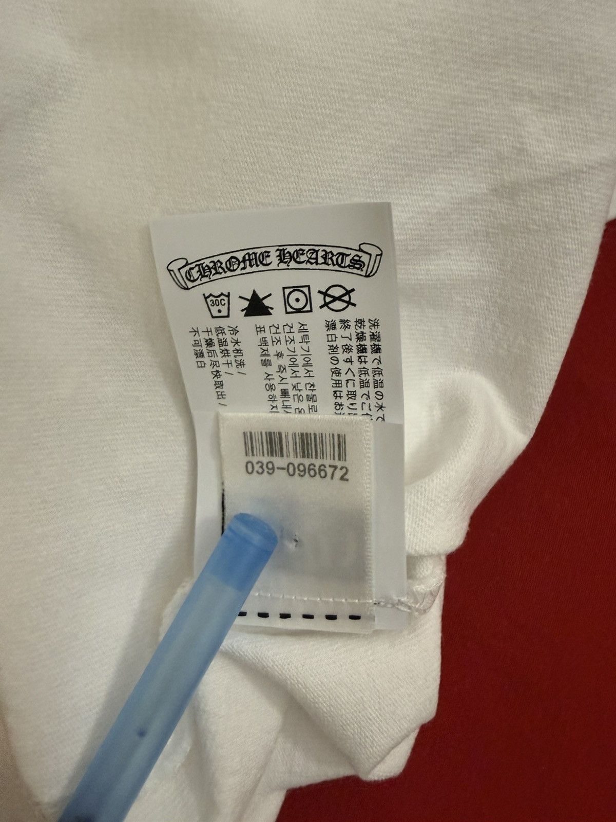 Chrome Hearts Chrome Heart Embordery Tee Size US M / EU 48-50 / 2 - 10 Thumbnail