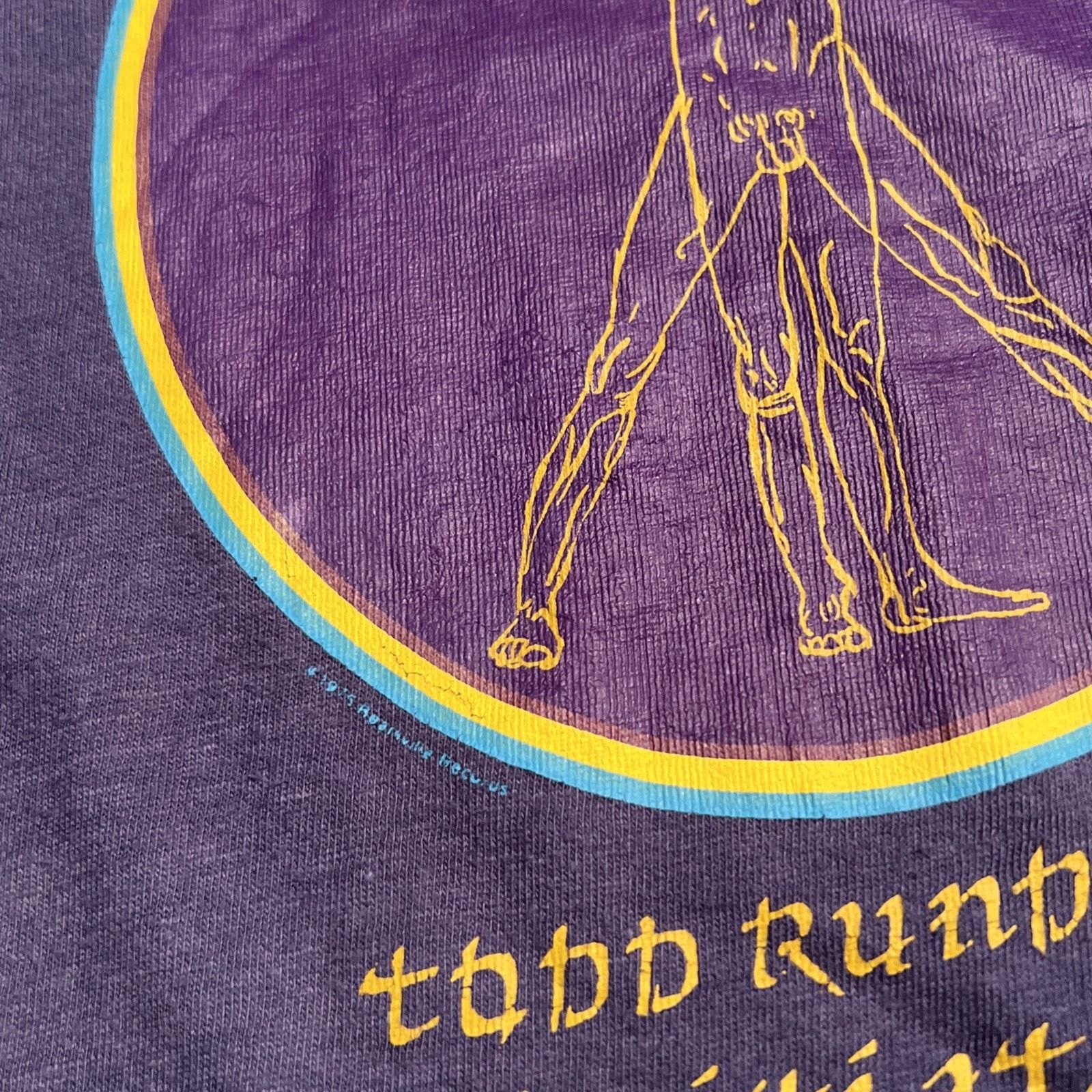 The Unbranded Brand Rare Vintage 1975 Todd Rundgren Initiation T-shirt Cotton M Size US M / EU 48-50 / 2 - 5 Thumbnail