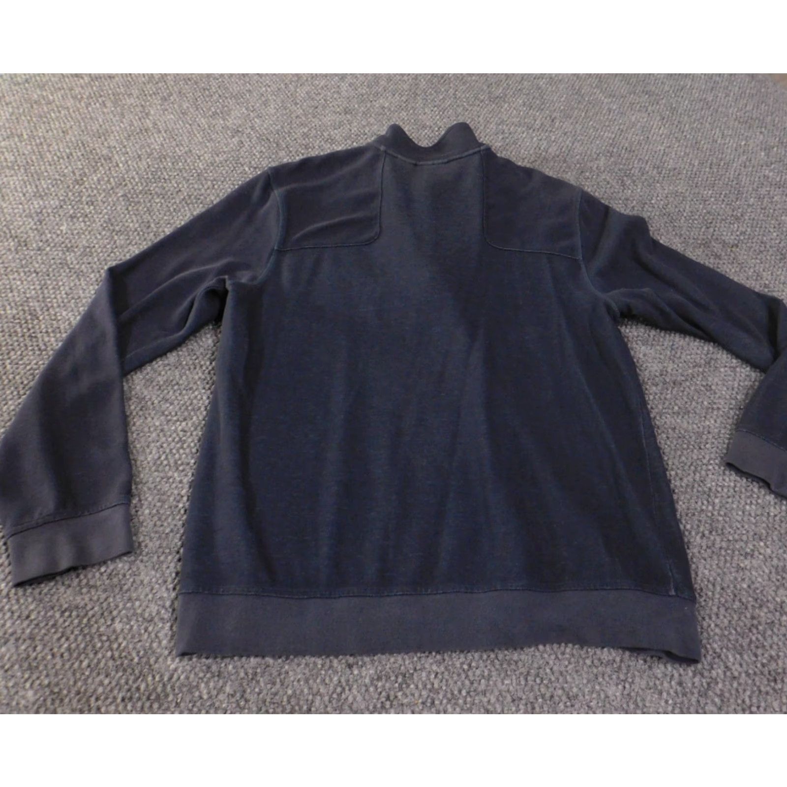 Merrell Merrell Sweater Mens Large Blue Pullover Outdoors 1/4 Zip Stretch SelectWick Classic Knit Mock Neck Pullover Logo Size US L / EU 52-54 / 3 - 7 Thumbnail