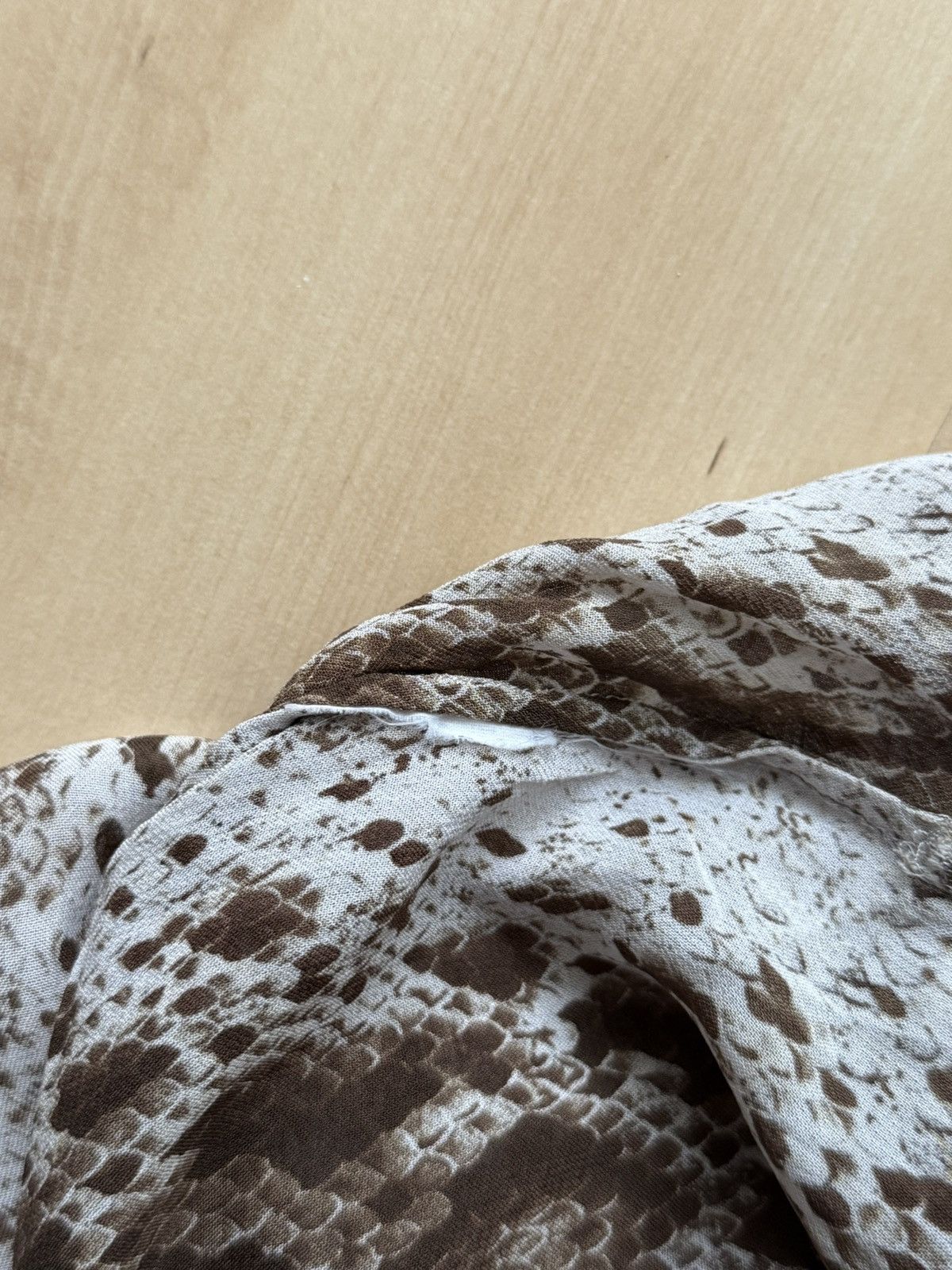 Iceberg Iceberg snake skin archive runway ls long shirt vintage Size S / US 4 / IT 40 - 8 Thumbnail