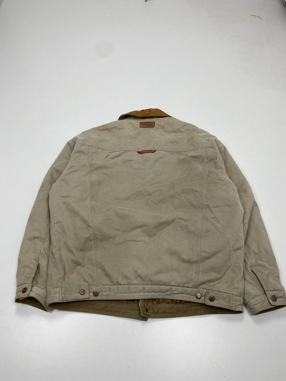 Marlboro Marlboro Classics Beige XXXL Vintage Canvas Jacket 90s Italy Size US XXL / EU 58 / 5 - 15 Thumbnail