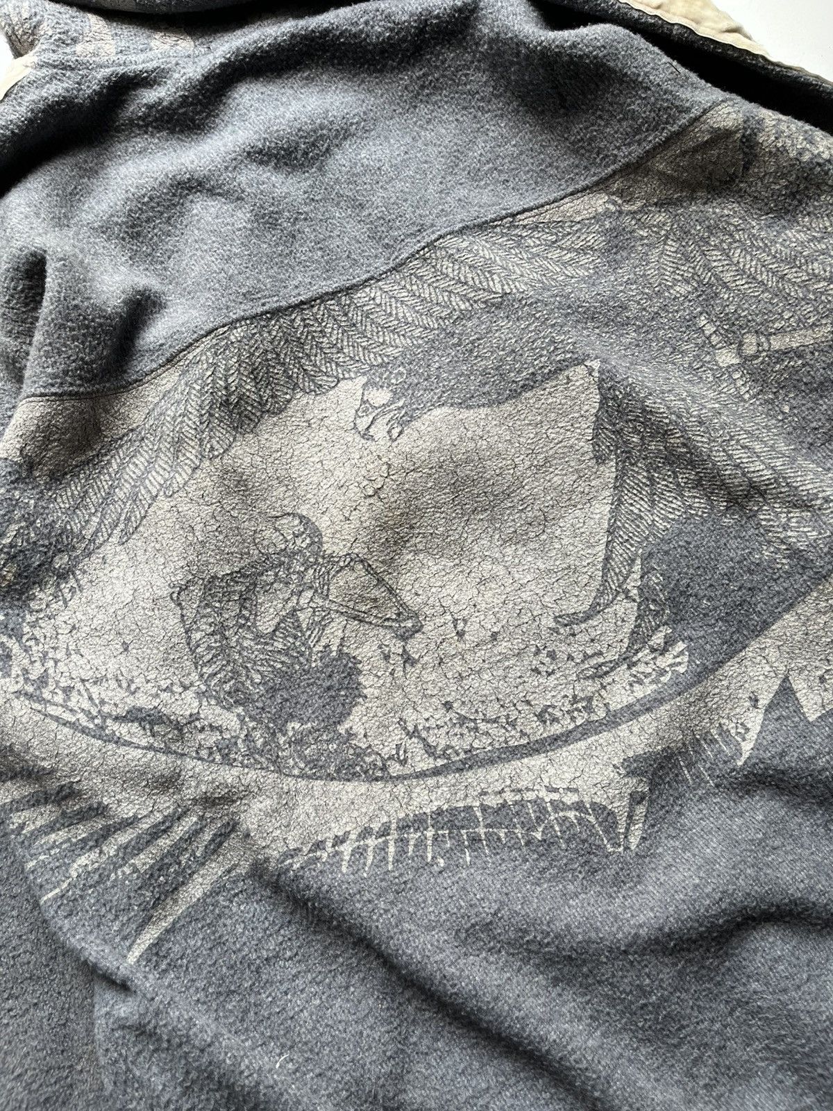 Le Grande Bleu (L.G.B.) 2000s green banana velvet lgb style hoodie Size US L / EU 52-54 / 3 - 5 Thumbnail