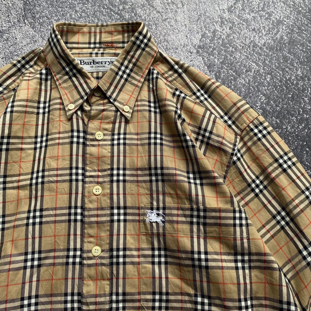 Burberry BURBERRYS Nova Check Vintage Button Up Shirt Size US M / EU 48-50 / 2 - 3 Thumbnail