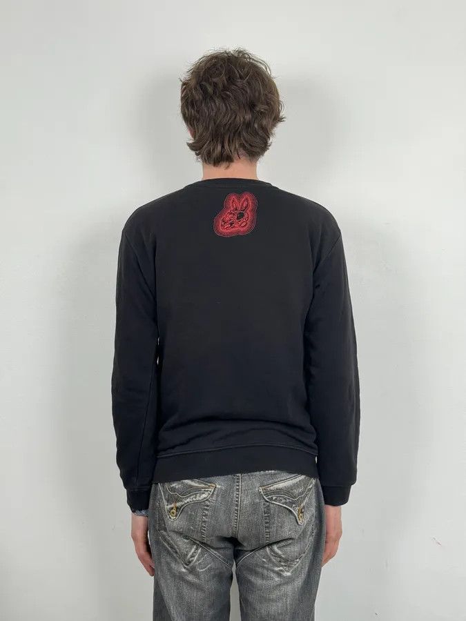 Alexander McQueen Alexander McQueen Nasty Rabbit Red & Black Crewneck Sweater Size US M / EU 48-50 / 2 - 2 Thumbnail