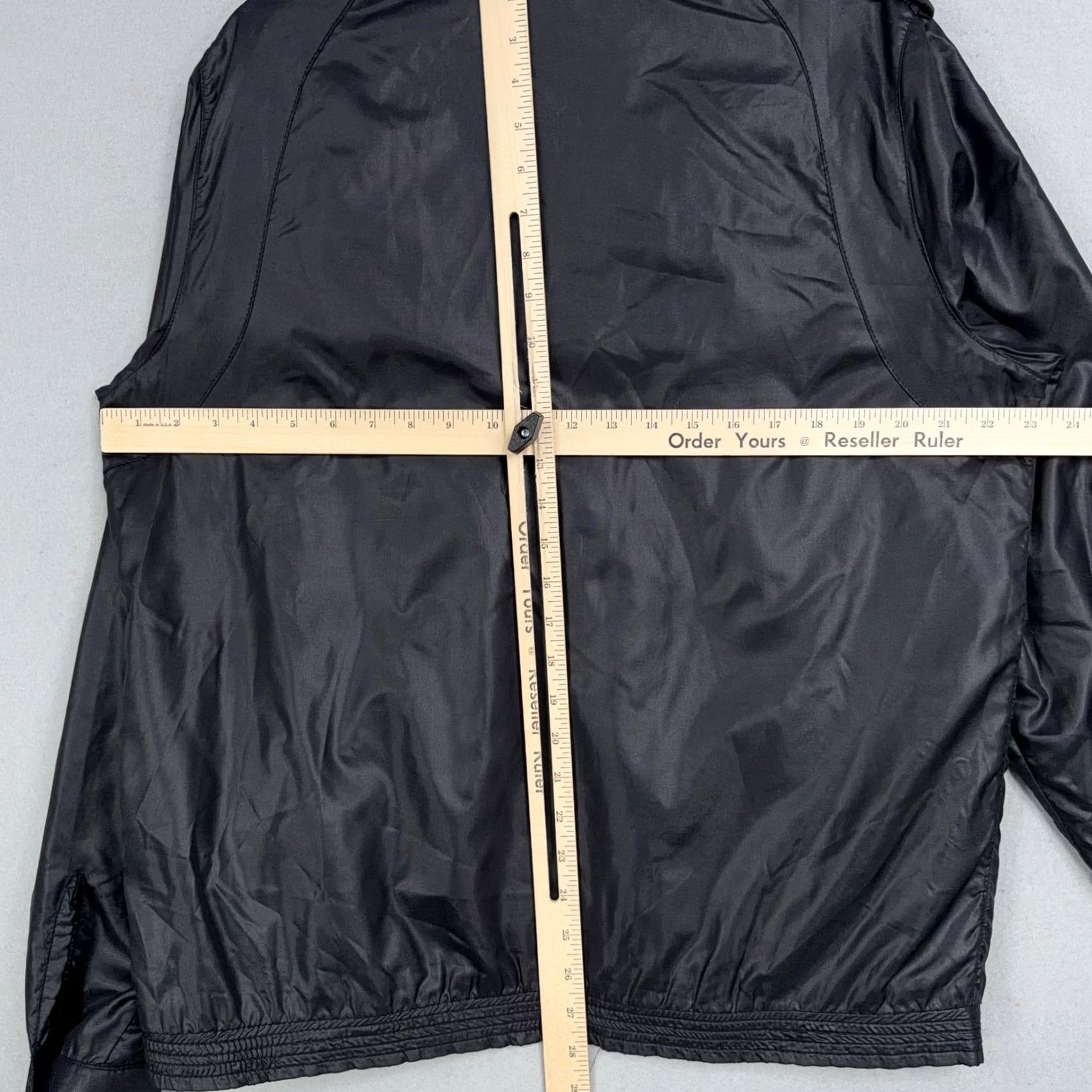 Sears VINTAGE Sears Jacket Mens LT Black Nylon Windbreaker Full Zip Racer Moto Style Windbreaker Size US L / EU 52-54 / 3 - 5 Thumbnail