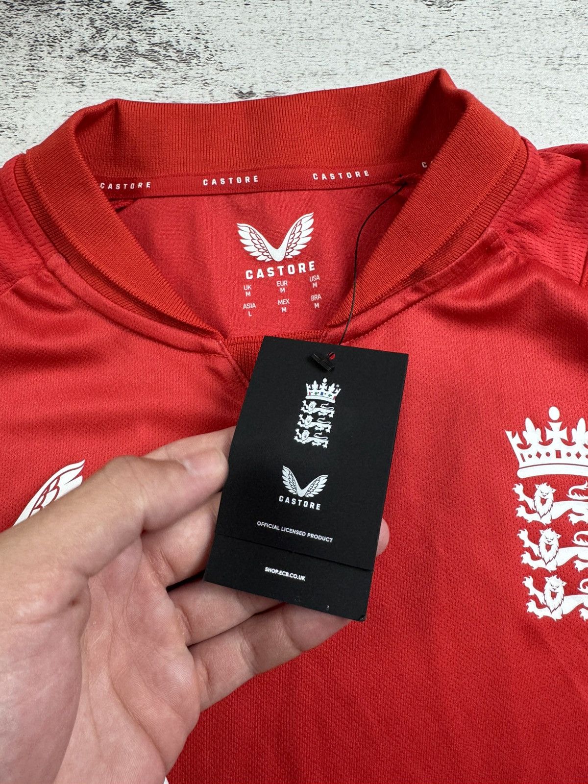Vintage NEW England Cricket 2023 Men’s Medium Memorabilia Long sleeve Jersey T Shirt Tee Size US M / EU 48-50 / 2 - 10 Thumbnail