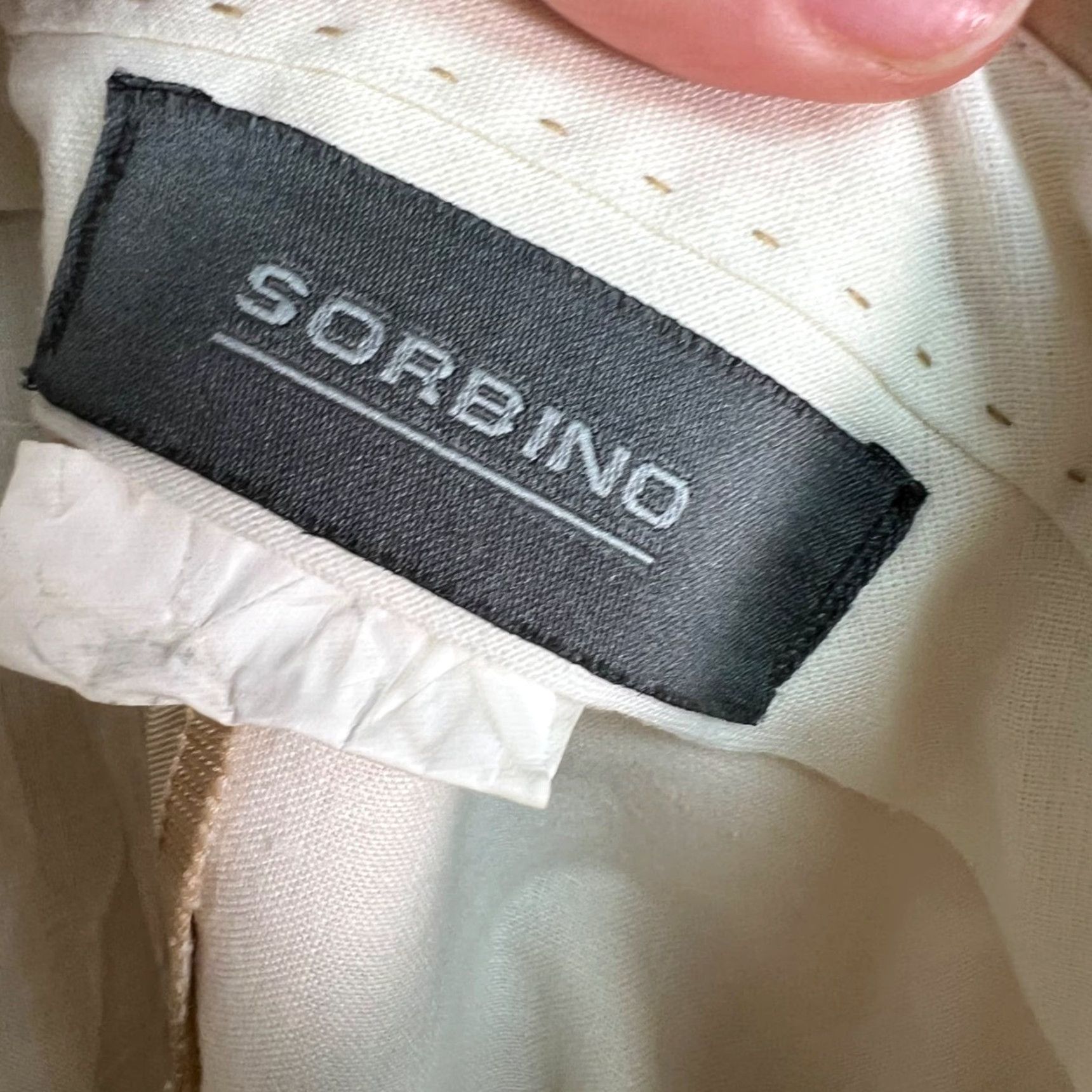 Vintage Sorbino Men’s Size 50 Beige Straight Leg Dress Pants Made in Italy Size US 34 / EU 50 - 3 Thumbnail