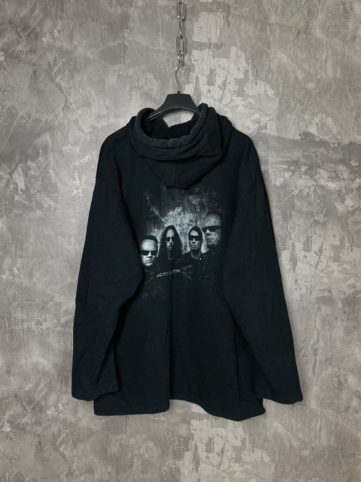 Band Tees × Metallica × Vintage Vintage Hoodie Metallica Goth Black Vintage Rare Size US XL / EU 56 / 4 - 8 Thumbnail