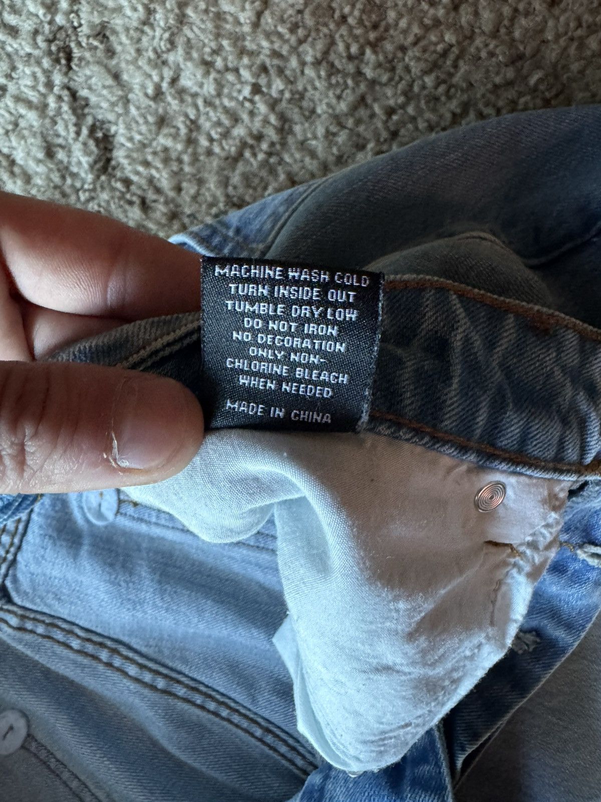 Other Im Happy Promise IHP Light Blue Baggy Denim sz 32 Size US 32 / EU 48 - 7 Thumbnail