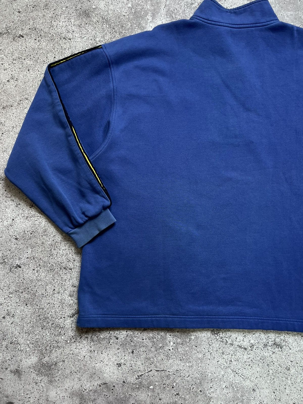 Vintage Vintage 90s Nike Sweatshirt 1/4 Zip Blue Size US XL / EU 56 / 4 - 16 Thumbnail