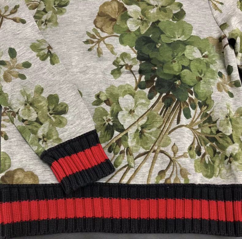 Gucci Gucci Men's and women's same geranium sweatshirt 2501-Nexta Size US XS / EU 42 / 0 - 3 Thumbnail