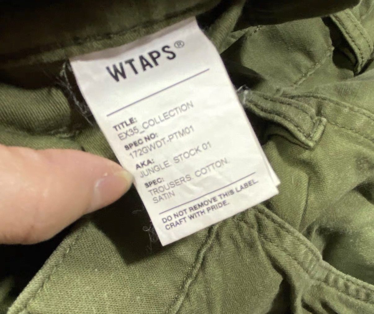 Wtaps WTAPS 17AW Jungle Stock Military Cargo Pants J16 Size US 34 / EU 50 - 6 Thumbnail