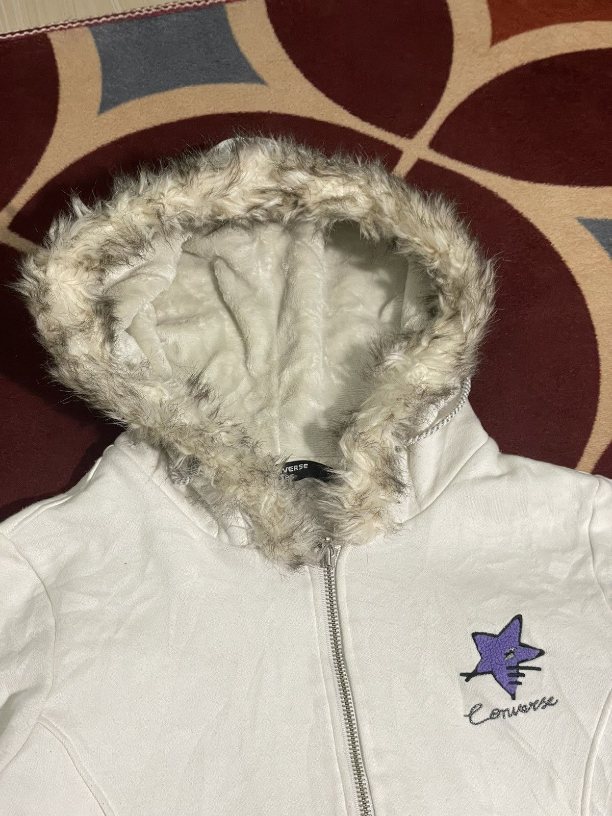 Converse (Send offer) CONVERSE FUR HOODIE JACKET Size US M / EU 48-50 / 2 - 10 Thumbnail