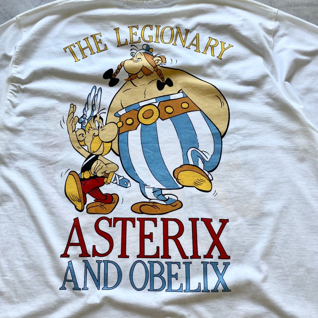Other Rare 80-90s Asterix And Obelix Big Logo Cartoon T-shirt Size US XL / EU 56 / 4 - 4 Thumbnail