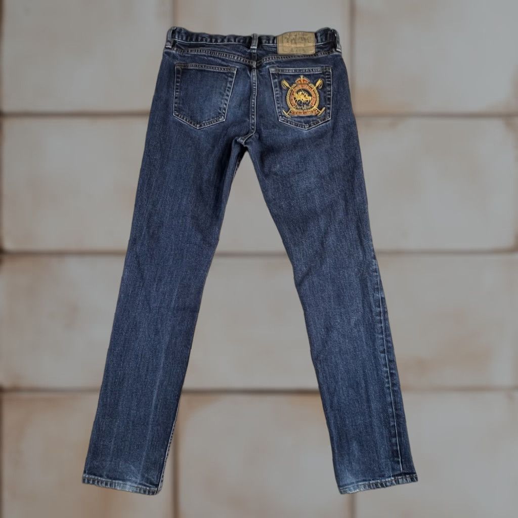 Polo Ralph Lauren Ralph Lauren Sport Jeans Thompson 650 Women’s 30 Denim Slim Straight Leg 5-Pocket Blue Logo Embroidered Size 30" / US 8 / IT 44 - 1 Thumbnail