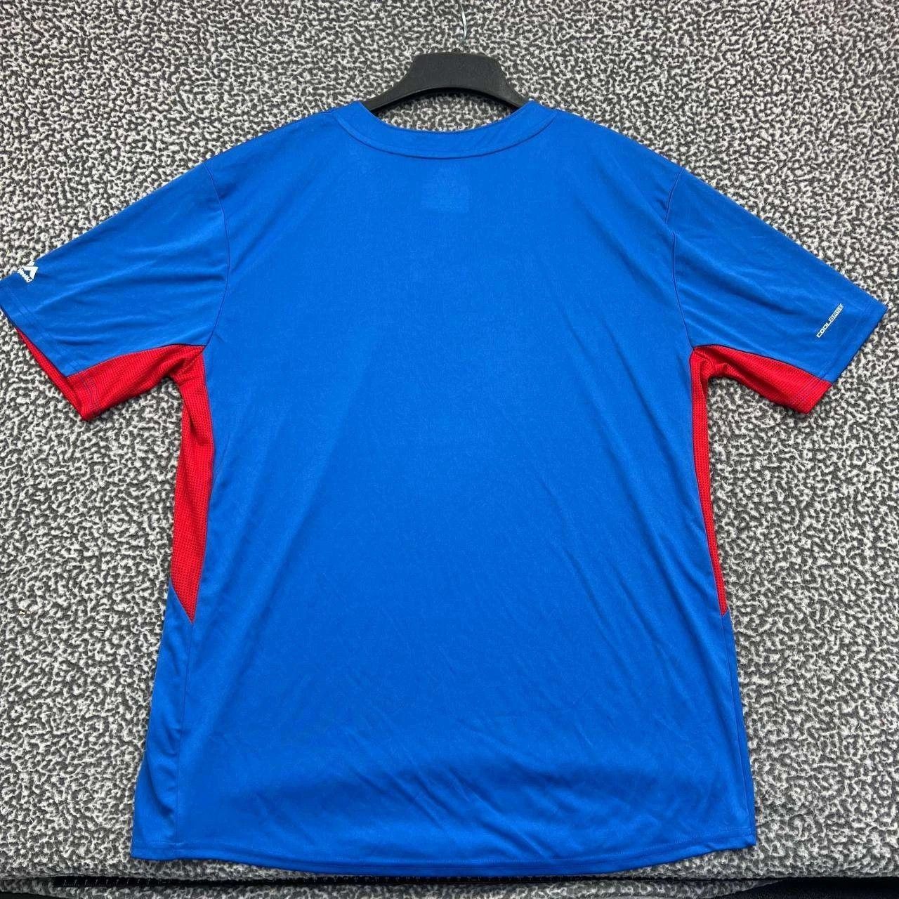 Majestic Chicago Cubs Shirt Men Blue Red Majestic Short Sleeve XL Size US XL / EU 56 / 4 - 2 Thumbnail