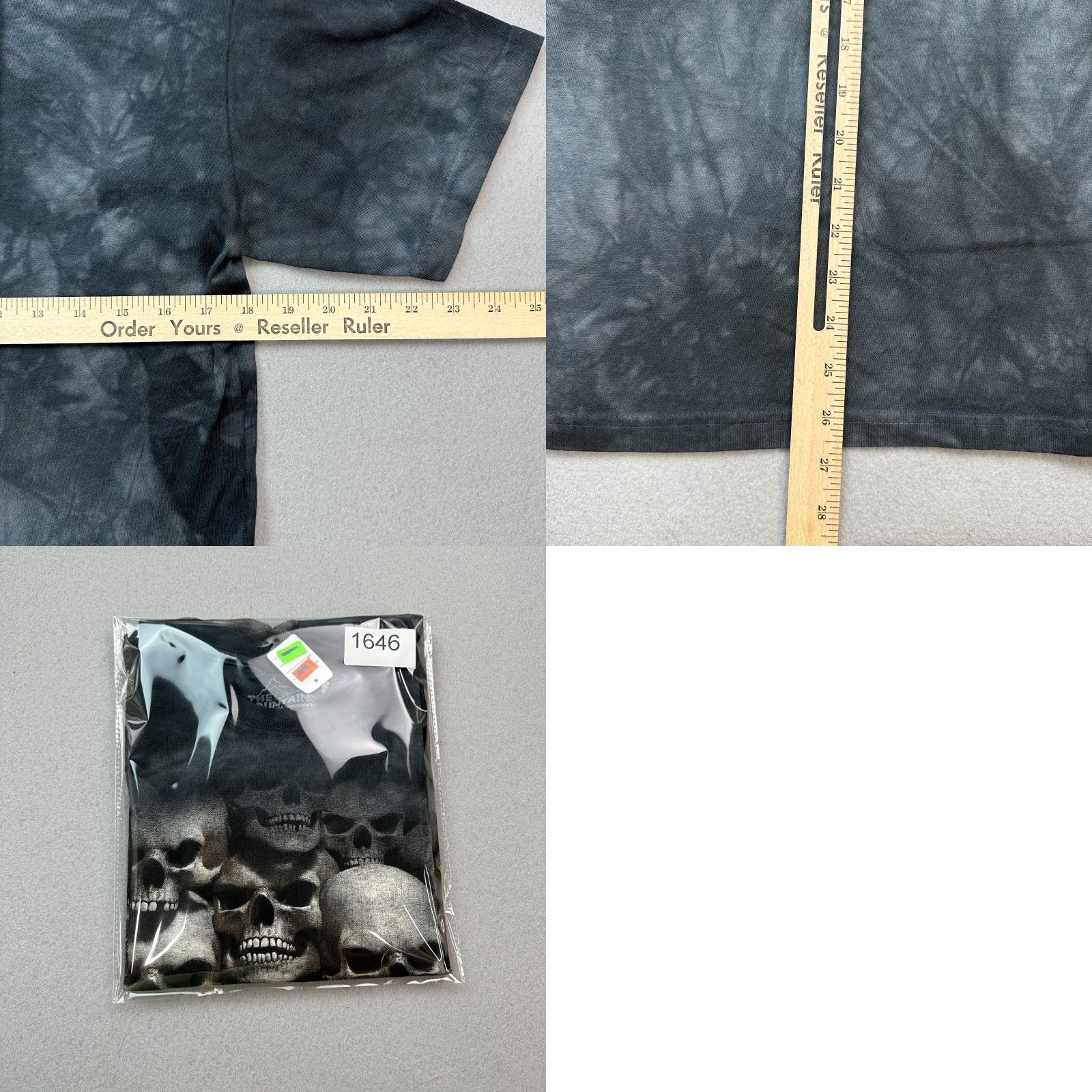 The Mountain VINTAGE The Mountain Shirt Mens Gray Small Tie Dye Skull Bones Crypt T-Shirt 1646 Size US S / EU 44-46 / 1 - 8 Thumbnail