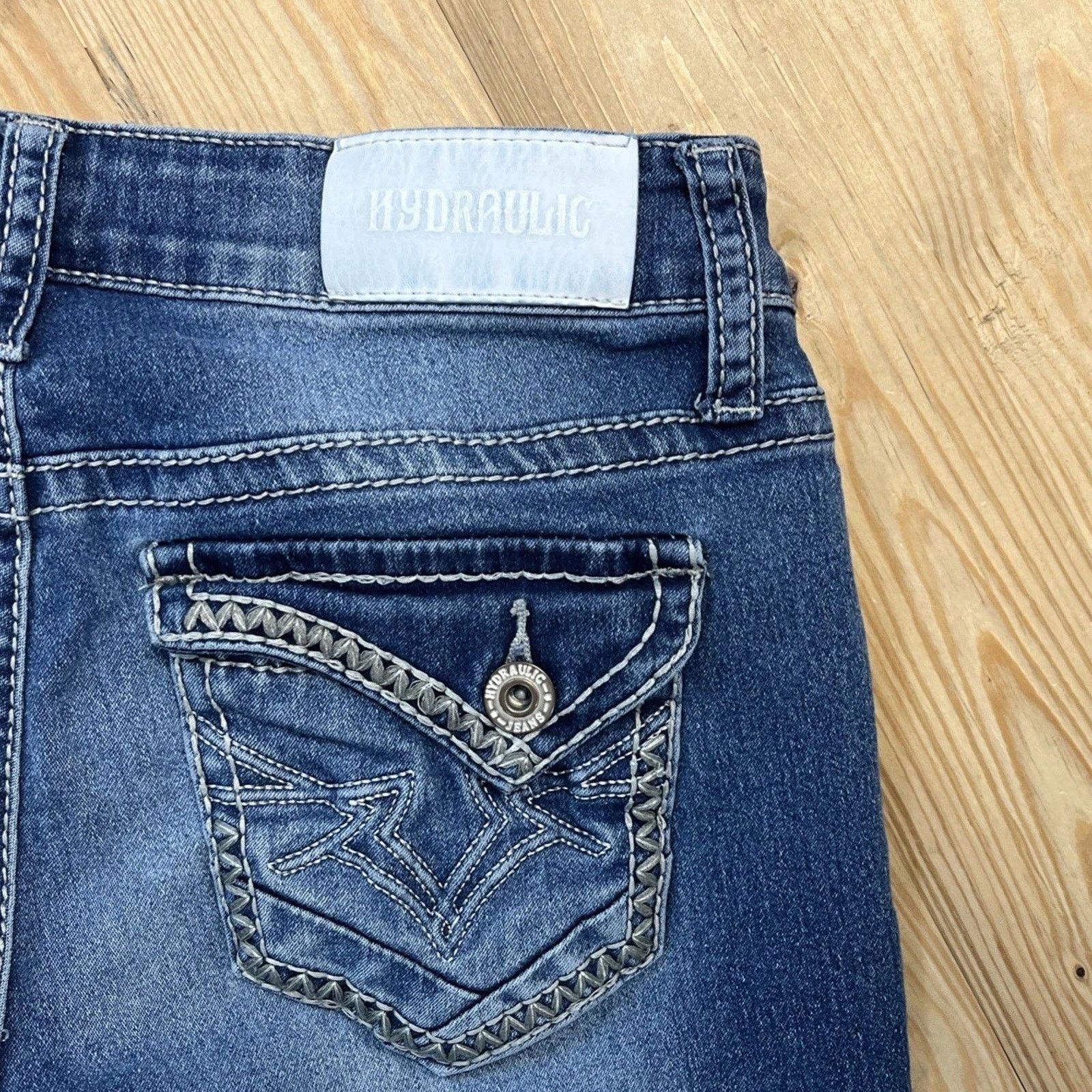 Other Hydraulic Lola Curvy Micro Boot Womens 5 Jeans 26x26 Size 26" / US 2 / IT 38 - 5 Thumbnail
