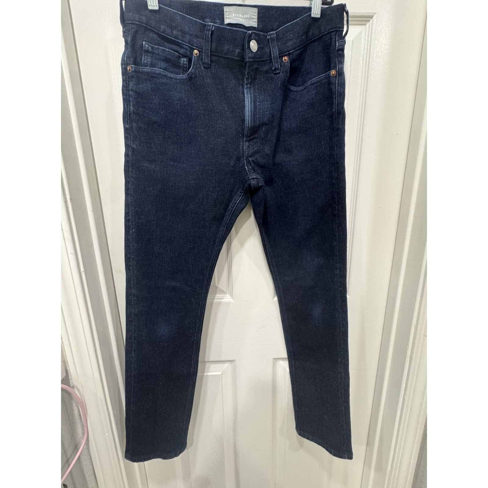 Everlane Mens Everlane Jeans The Selvedge Slim Fit Jean Straight Leg Size US 29 - 1 Thumbnail