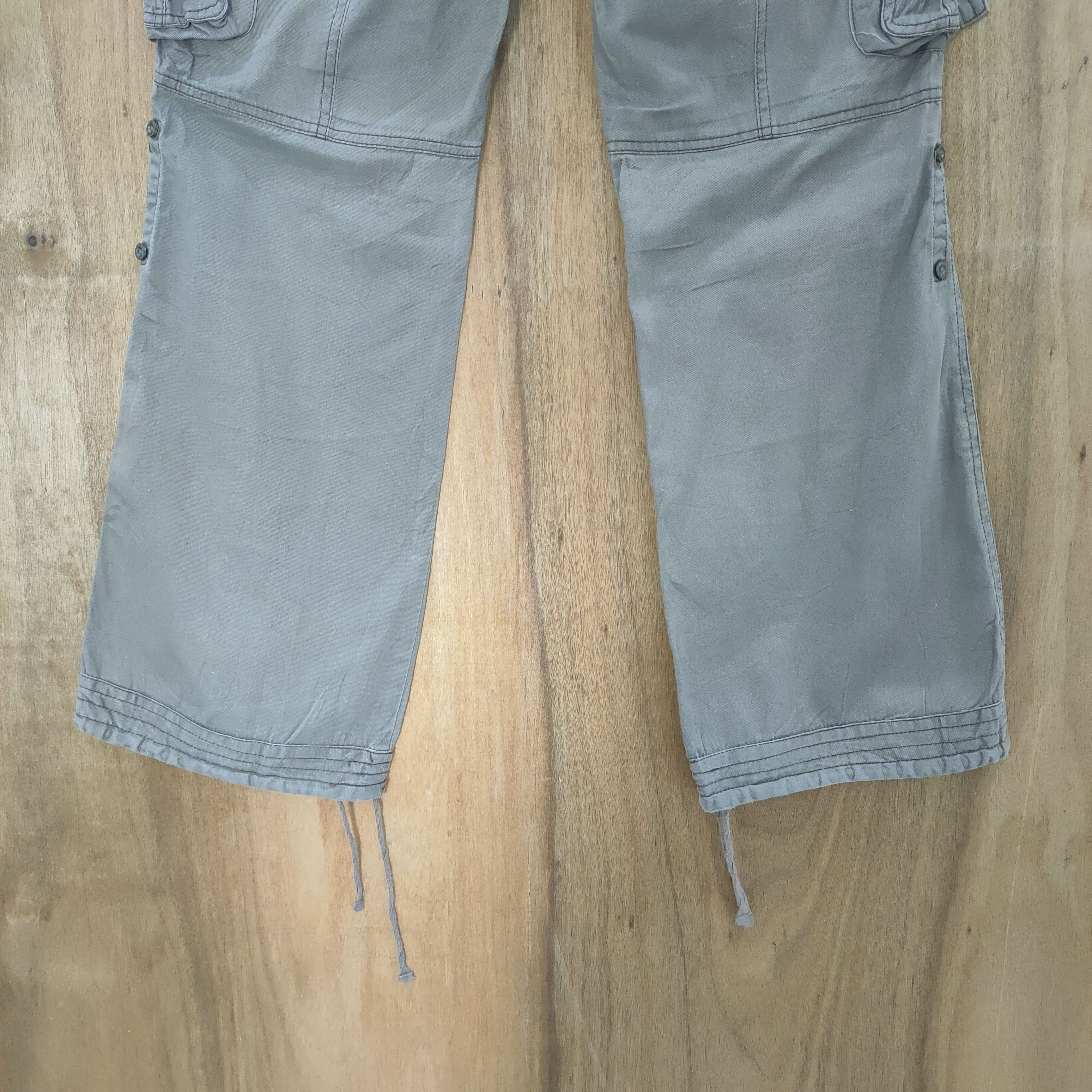 Japanese Brand × Vintage VINTAGE DGY SPRING WAIST FADED FLARED CARGO PANTS Size US 30 / EU 46 - 10 Thumbnail