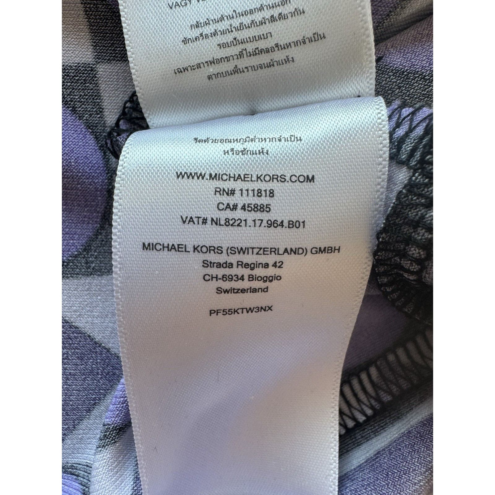 Michael Kors Michael Kors Purple Geometric Print Long Sleeve Petite M Size M / US 6-8 / IT 42-44 - 11 Thumbnail