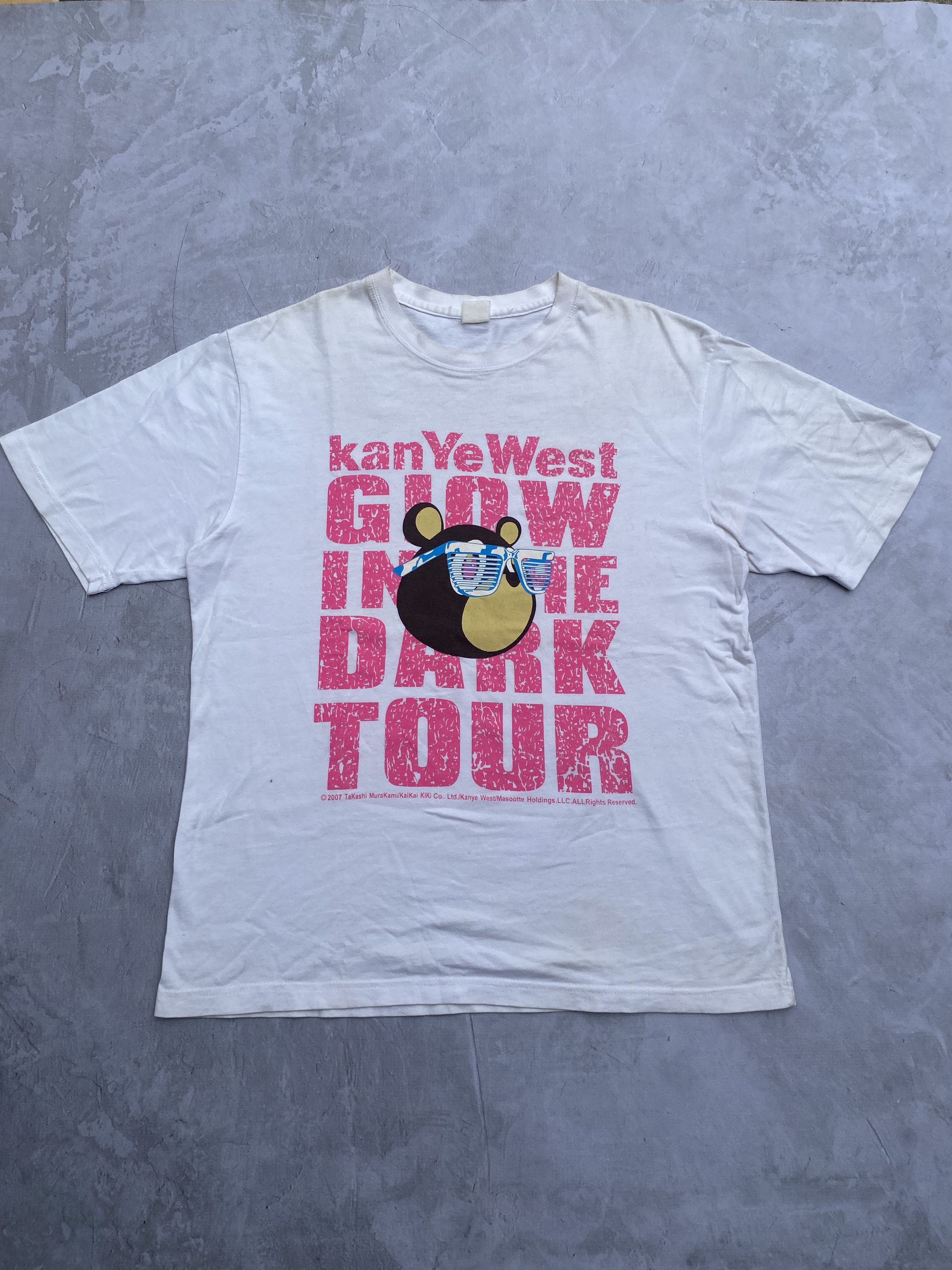 Band Tees × Kanye West × Vintage Kanye West X Takashi Murakami Glow In The Dark Tour Size US L / EU 52-54 / 3 - 1 Thumbnail
