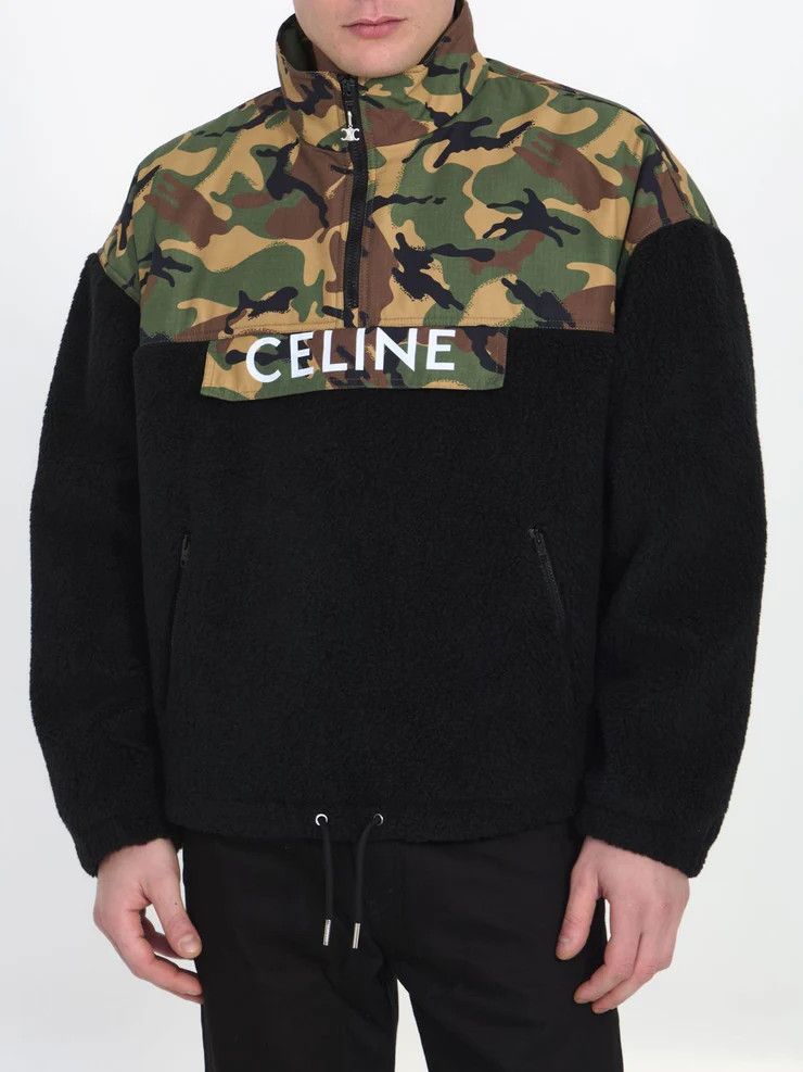 Celine o1bcso1str0825 2W67B188Y Bimaterial Jacket Black/Camouflage Size US S / EU 44-46 / 1 - 2 Thumbnail