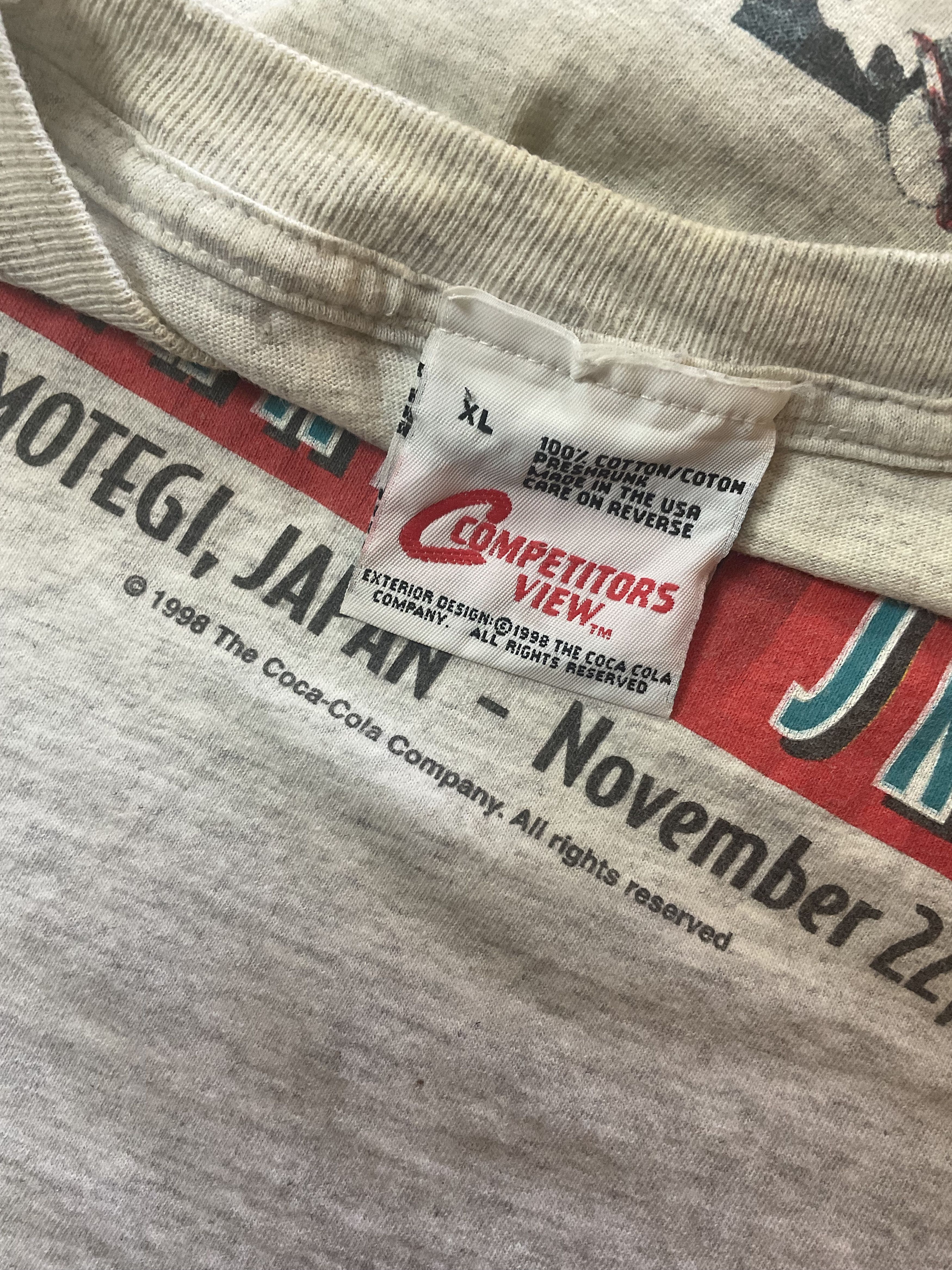 Coca Cola Vintage 1998 Coca Cola Dale Earnhardt Jr Nascar T-Shirt Size US XL / EU 56 / 4 - 5 Thumbnail