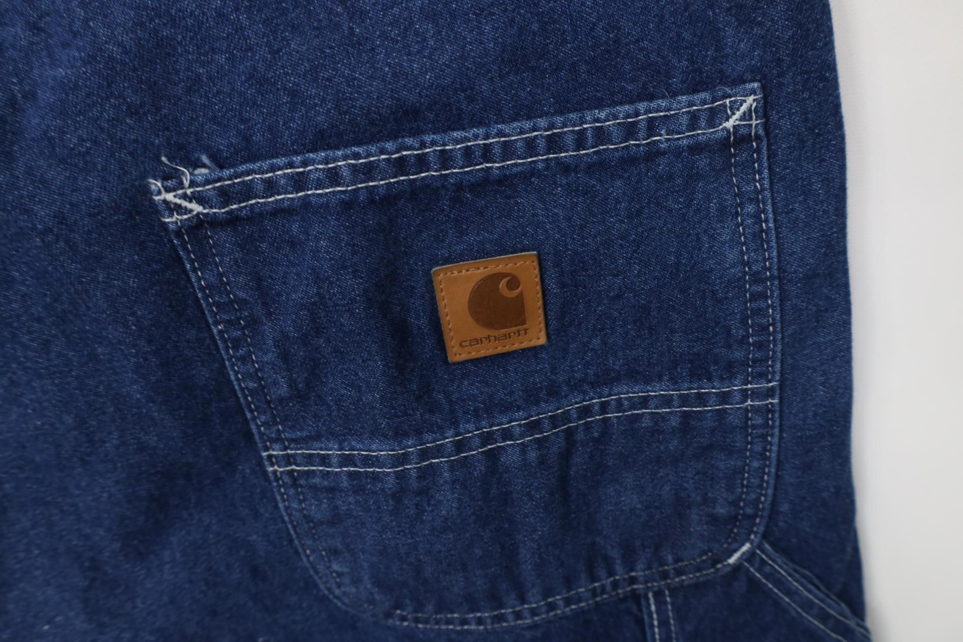 Carhartt Vintage Y2K Carhartt Loose Fit Wide Leg Dungaree Denim Jeans Size US 42 / EU 58 - 12 Thumbnail