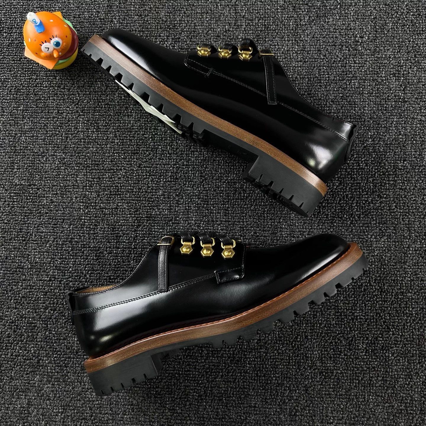 Dior Dior Patent Leather Black Rivet Loafer 36 Women's Size US 5 / IT 35 - 4 Thumbnail