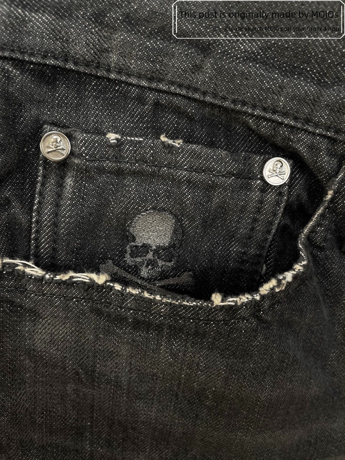 Mastermind Japan Mastermind Japan Distressed Multi Skull Stitches Denim Size US 30 / EU 46 - 3 Thumbnail