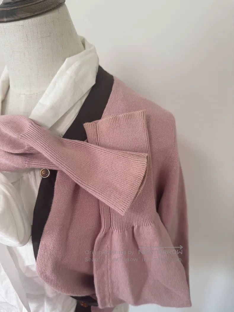 Vivienne Westwood Vivienne Westwood Pink wave-fronted sweater cardigan Size M / US 6-8 / IT 42-44 - 3 Thumbnail