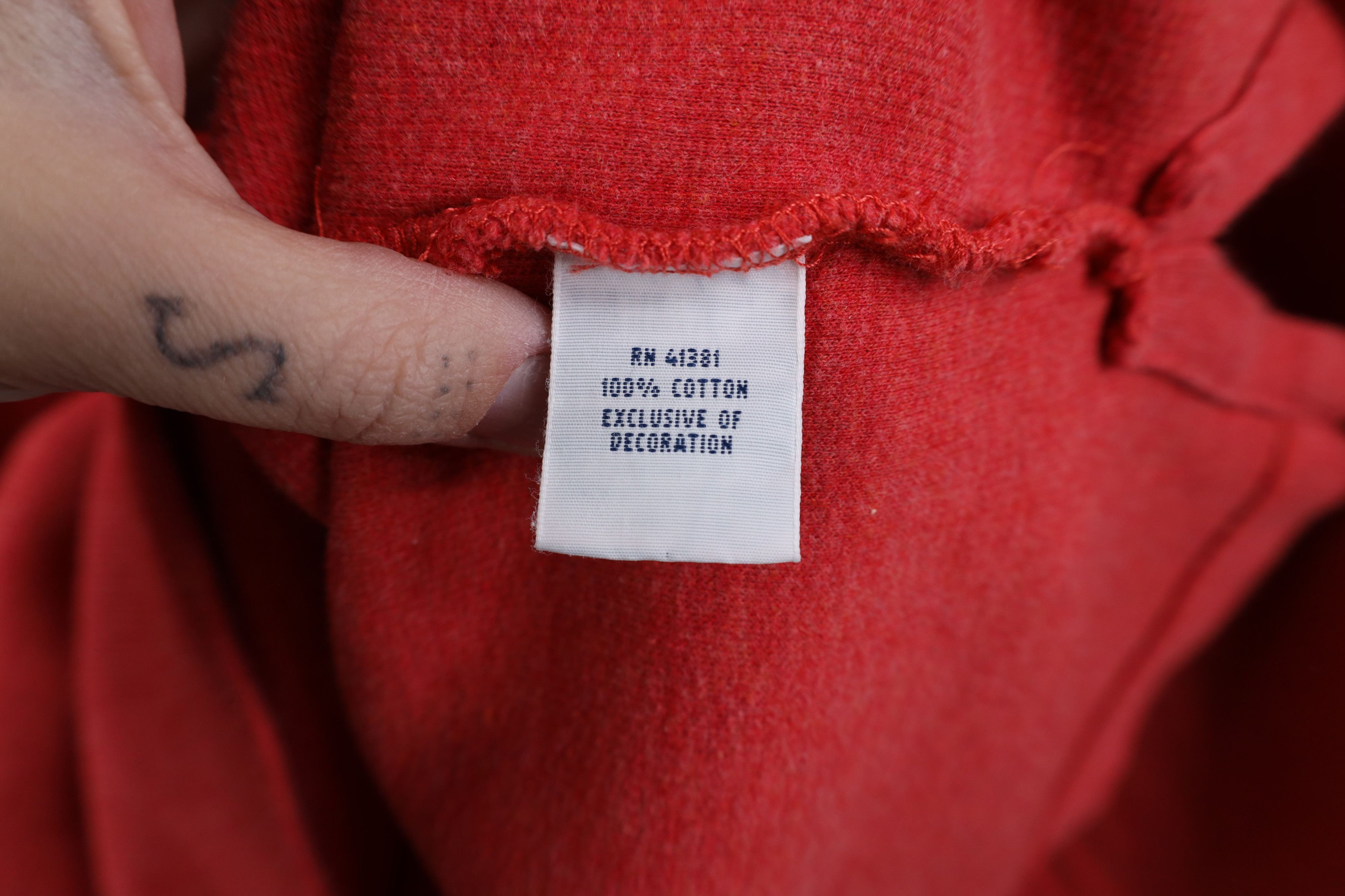 Ralph Lauren Vintage Y2K Ralph Lauren Ribbed Knit Half Zip Sweater Red Size US L / EU 52-54 / 3 - 9 Thumbnail
