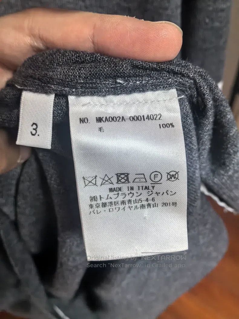 Thom Browne Thom Browne Wool Sweater Size US L / EU 52-54 / 3 - 5 Thumbnail