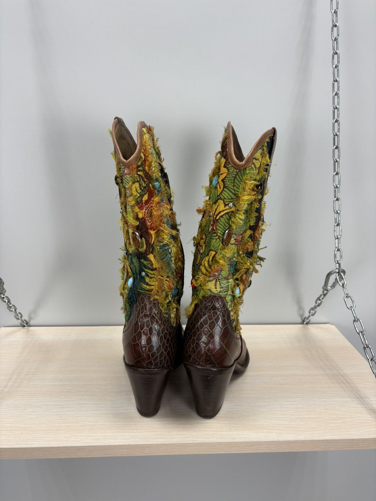 Other Womens western leather boots Size 38 Color Multicolor Size US 8 / IT 38 - 5 Thumbnail