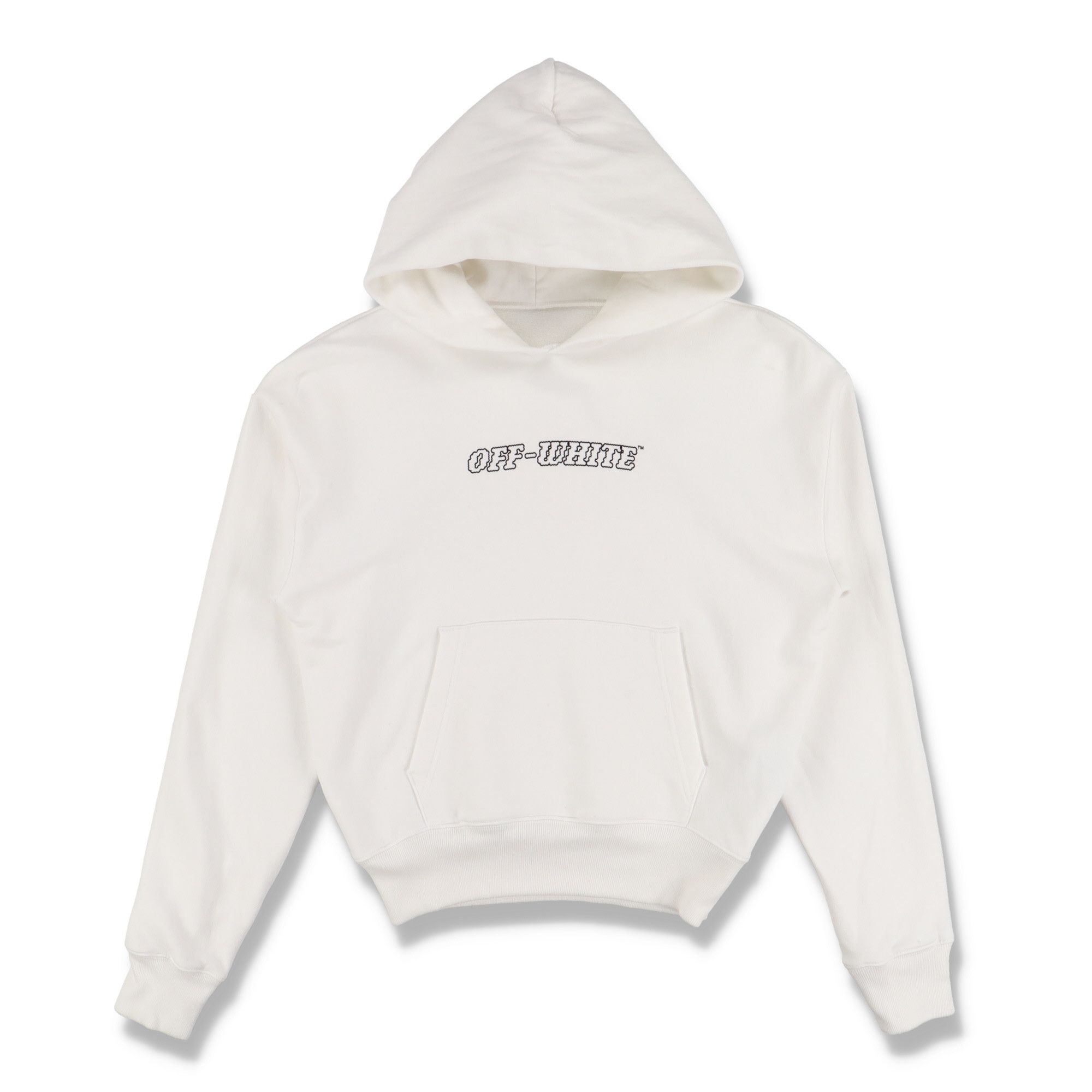 Off-White White Pascal Hand Gun Logo Oversized Hoodie Size US XXS / EU 40 - 7 Thumbnail