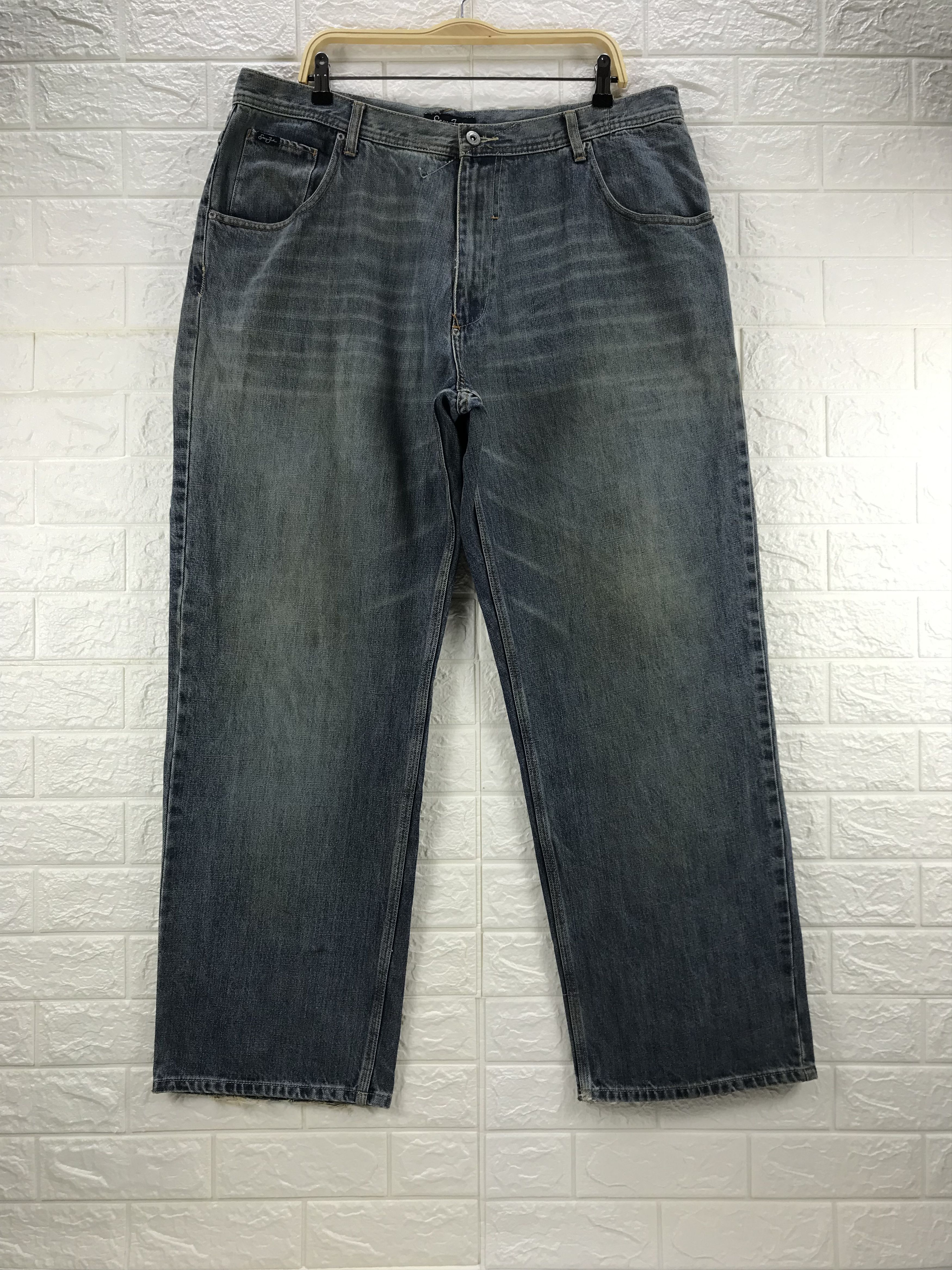 Sean John Vintage Sean John Mud Wash Wide Baggy Jeans Size US 38 / EU 54 - 1 Thumbnail