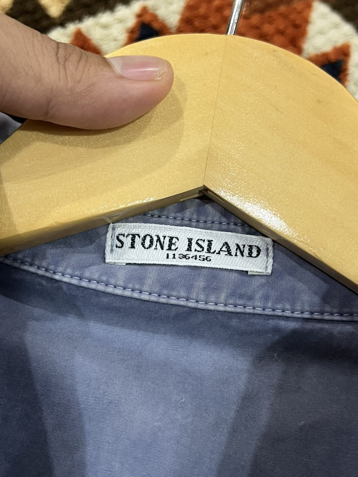 Stone Island Stone Island Garment Dye Blue Twin Pocket Overshirt Size US L / EU 52-54 / 3 - 2 Thumbnail