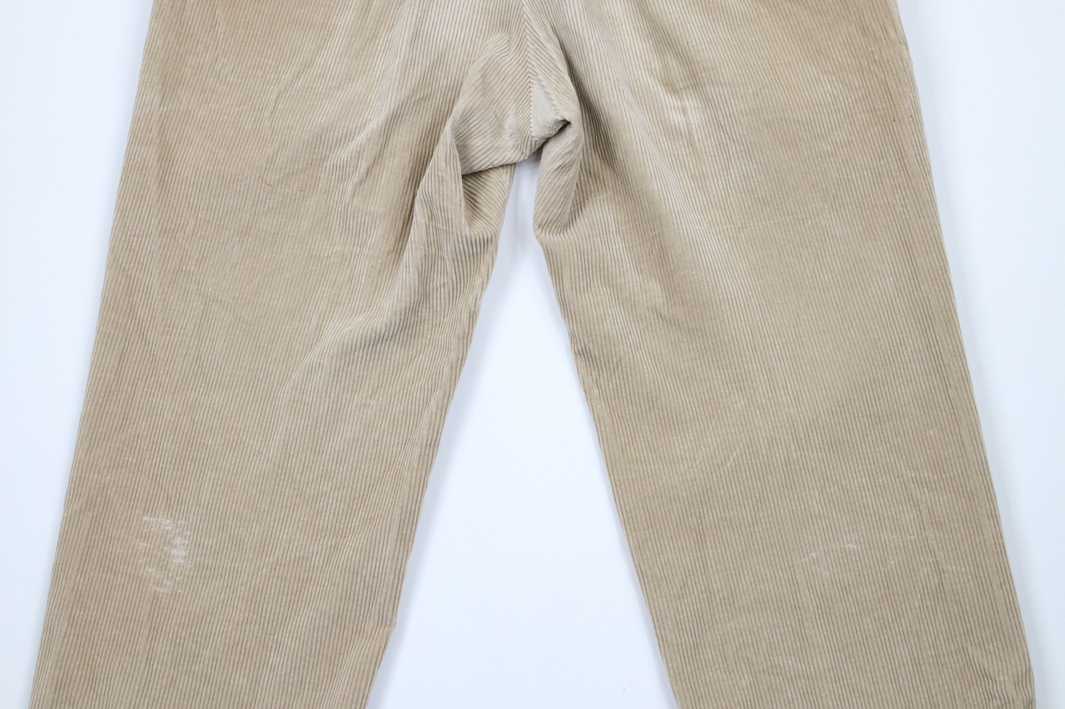 Bills Khakis × Vintage Vintage 90s Bills Khakis M2 Pleated Corduroy Pants Beige USA Size US 36 / EU 52 - 13 Thumbnail